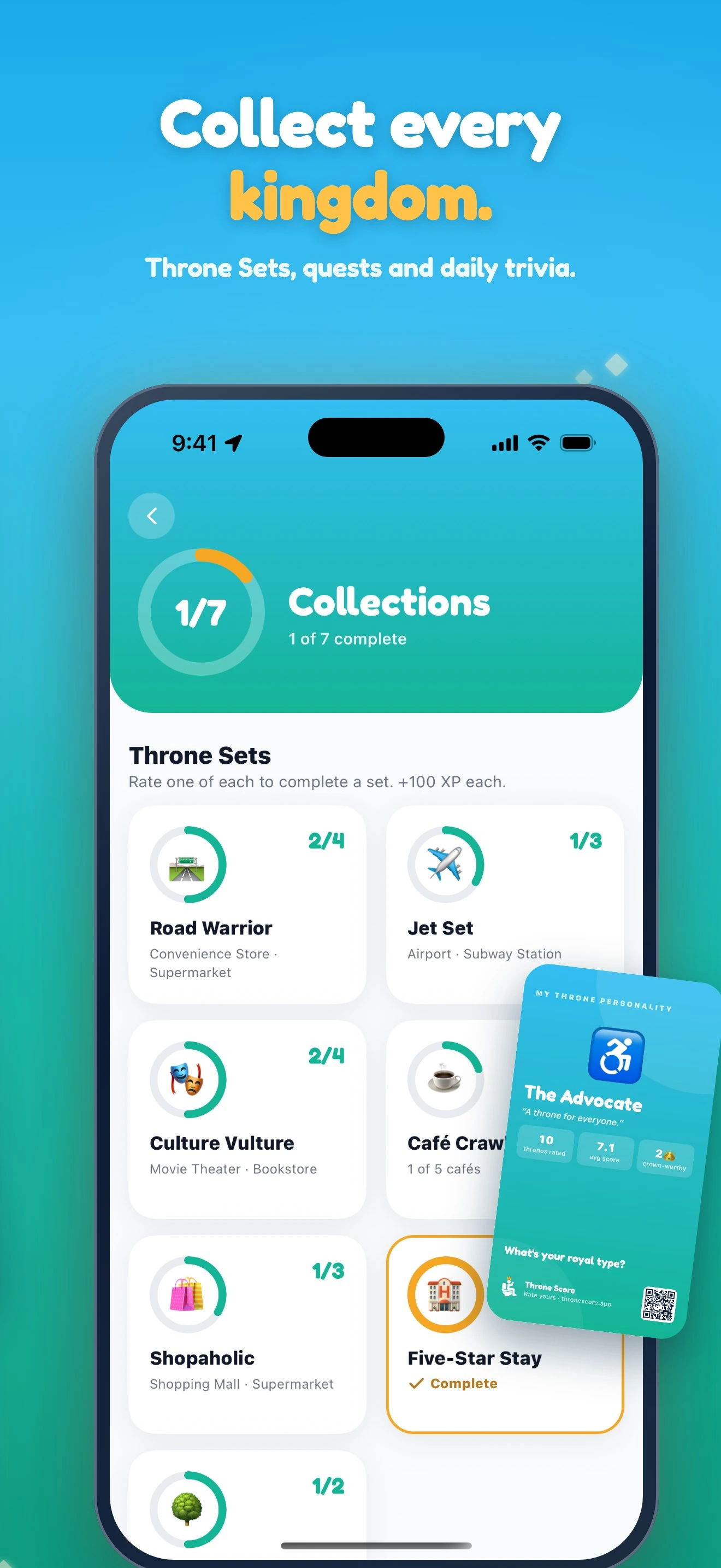 Throne Sets and Kingdoms collections