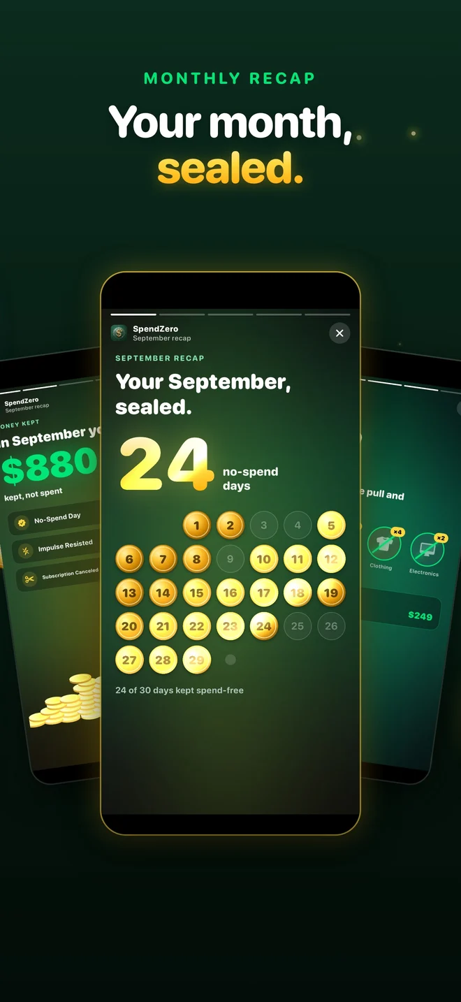 Monthly Recap: your month, sealed